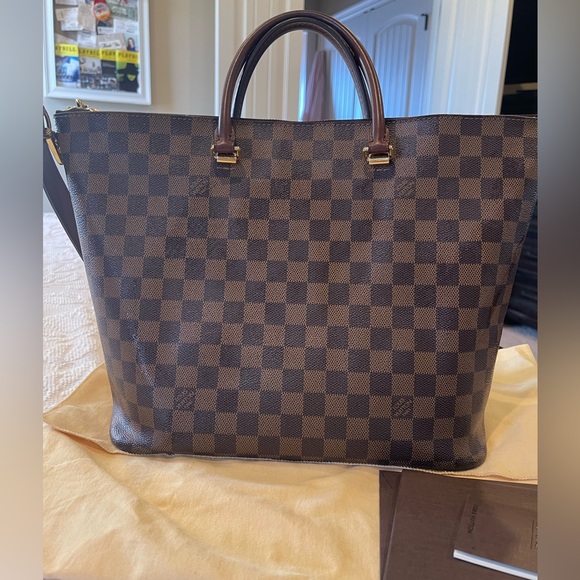 SOLD Louis Vuitton Damier Ebene Belmont Tote - Picture 7 of 10